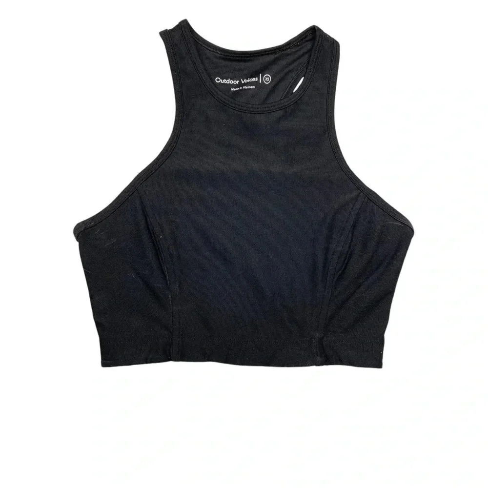 Outdoor Voices black crop tank top size xs
